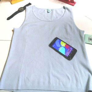 💥SHU SHU winter blue tank top NWT